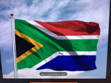 South African Flag - Banner Style, Polyester (Size: 3 ' x 5 ')