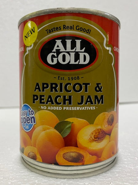 All Gold Apricot & Peach Jam 450gm
