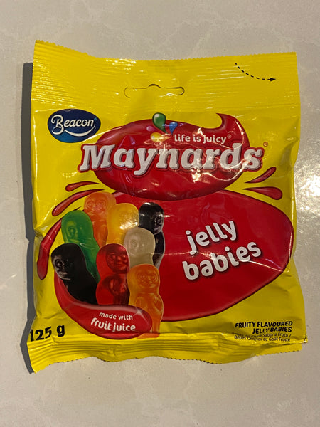 Maynards Fruity Flavoured Jelly Babies 125 gm (made with fruit juice)