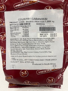 Crown National (Meister Club) Country Cabanossi 1.2 kg