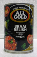All Gold Braai Relish 410gm