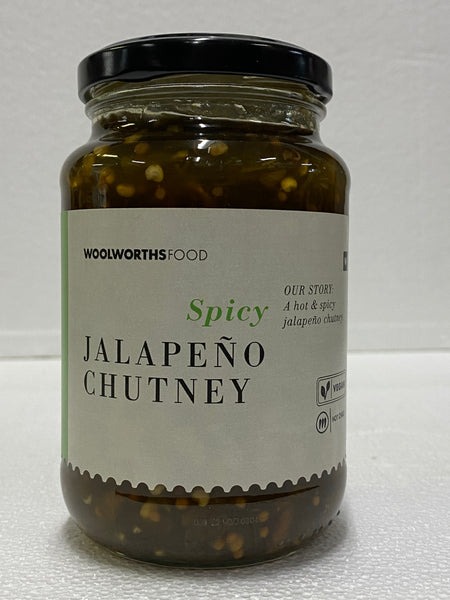 Woolworths Jalapeno Chutney (Vegan)