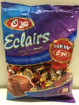 Eclair Toffees (O'Ya) Soft Caramel Toffees with chocolatety centre 50's