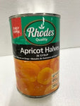Rhodes Apricot Halves in Syrup 410 gm