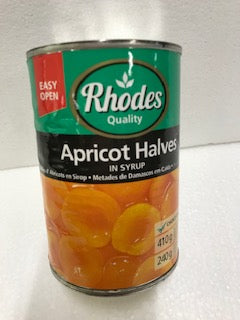Rhodes Apricot Halves in Syrup 410 gm