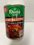 Rhodes Tomato & Onion Mix in Cape Malay Curry Sauce 400 gm