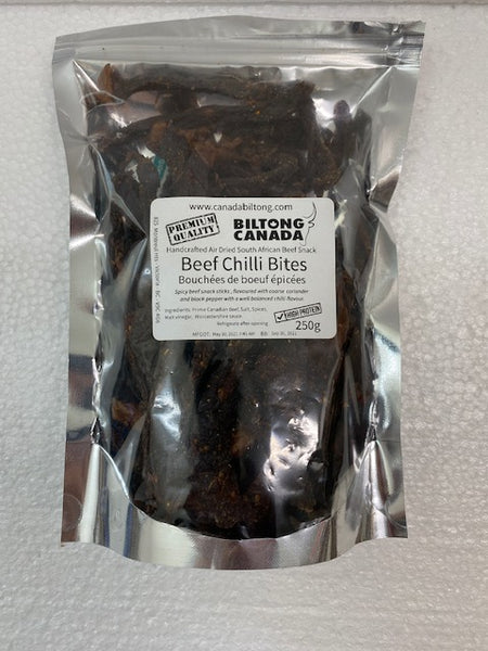 Biltong Canada - Beef Chilli Bites 250gm (Canada Only)