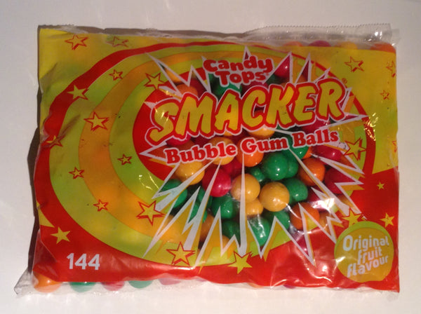 Candy Tops Smacker Bubble Gum Balls 12's (prepacked)