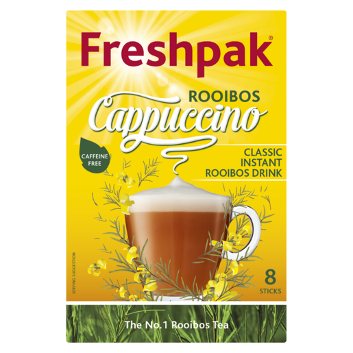 Freshpak Cappuccino 8 x 20gm Sticks (Instant Rooibos Drink)