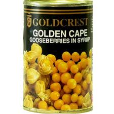 Goldcrest Golden Cape Gooseberries in Syrup 425gm