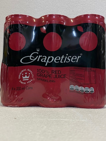 Red Grapetiser (Can) 6 x 330 ml - BB May 29-2025