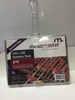 MegaMaster Stainless Steel Folding BBQ Grid (Shipping costs to be confirmed)