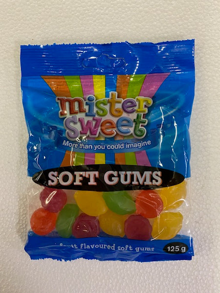 Mister Sweet - Fruit Flavoured Soft Gums 125gm
