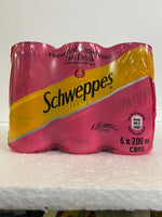 SCHWEPPES TONIC WATER Soft Drink (6 x 200 ml)