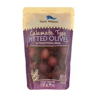 Tuna Marine Calamata Pitted Olives in Traditional Brine (Doy Pack) 180gm