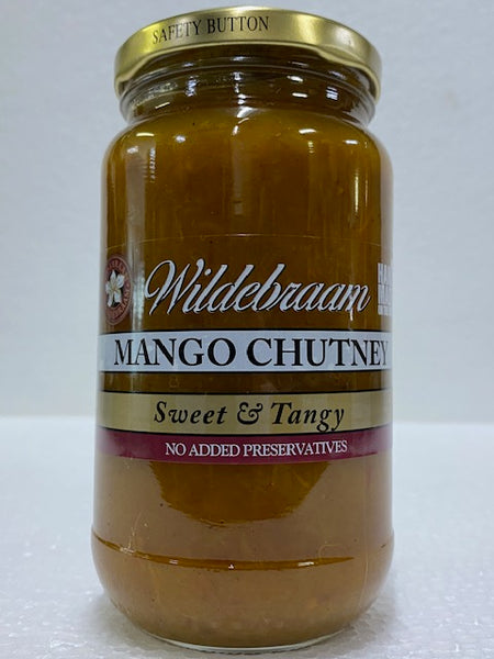 Wildebraam Mango Chutney 440gm (Sweet & Tangy - No Preservatives)