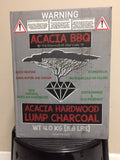 Acacia BBQ Hardwood Lump Charcoal 4kg (made from Hardwood Acacia Trees)