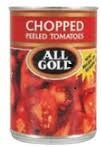 All Gold Peeled Diced Tomatoes 410 gm