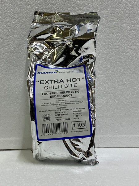 Scalli's/Mamex Foods - Extra Hot Chilli Bite Spice 1kg