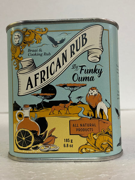 Funky Ouma African Rub (Braai & Cooking) Rub 185 gm