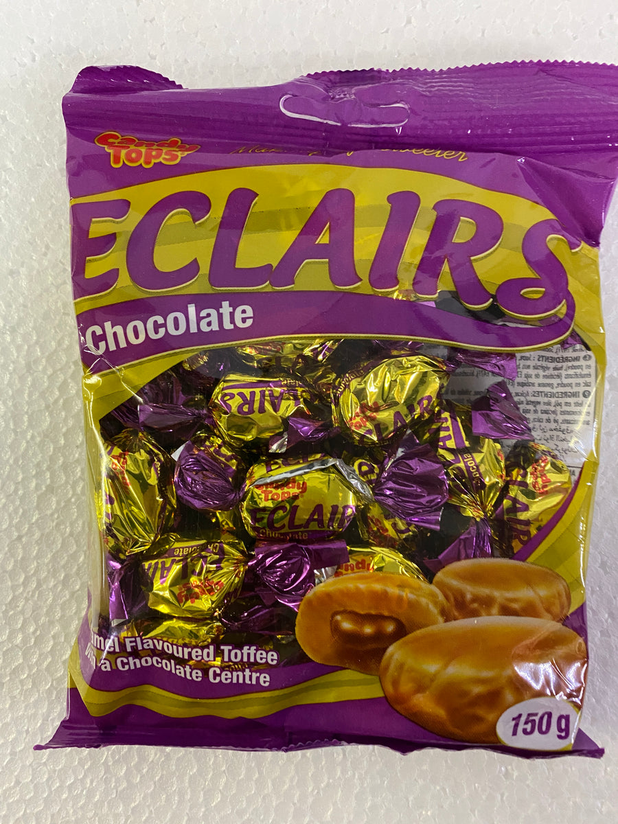 Candy Top Chocolate Eclairs Toffees Caramel Flavoured 120 gm (prepacke ...