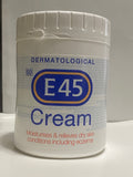 E45 Cream (Dermatological) Moistures & relieves dry skin conditions including eczema
