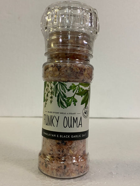 Funky Ouma Himalayan & Black Garlic Salt 100gm