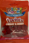 Mister Sweet Twists (Cherry & Berry) 60 gm - Soft chewy flavoured candy)