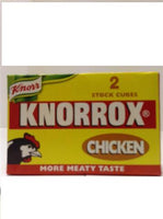 Knorrox Stock Cubes 2's - 20 gm (less salt)