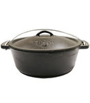Potjiekos - No 10 Flat Bottom 3.0 Litre (H: 3.9"; W: 9.85")