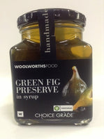 Woolworths Green Fig Preserve in a ginger infused syrup (Jar)